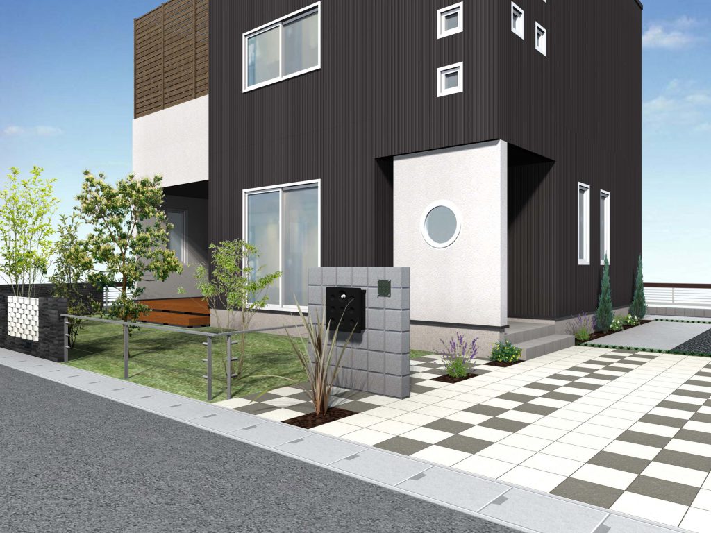 <span style="font-size:15px!important;letter-spacing:0.1em">シンプルモダンガーデン<span>